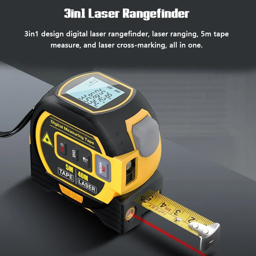 Industrial Laser Rangefinder - Alat ukur jarak belakang, alat ukur