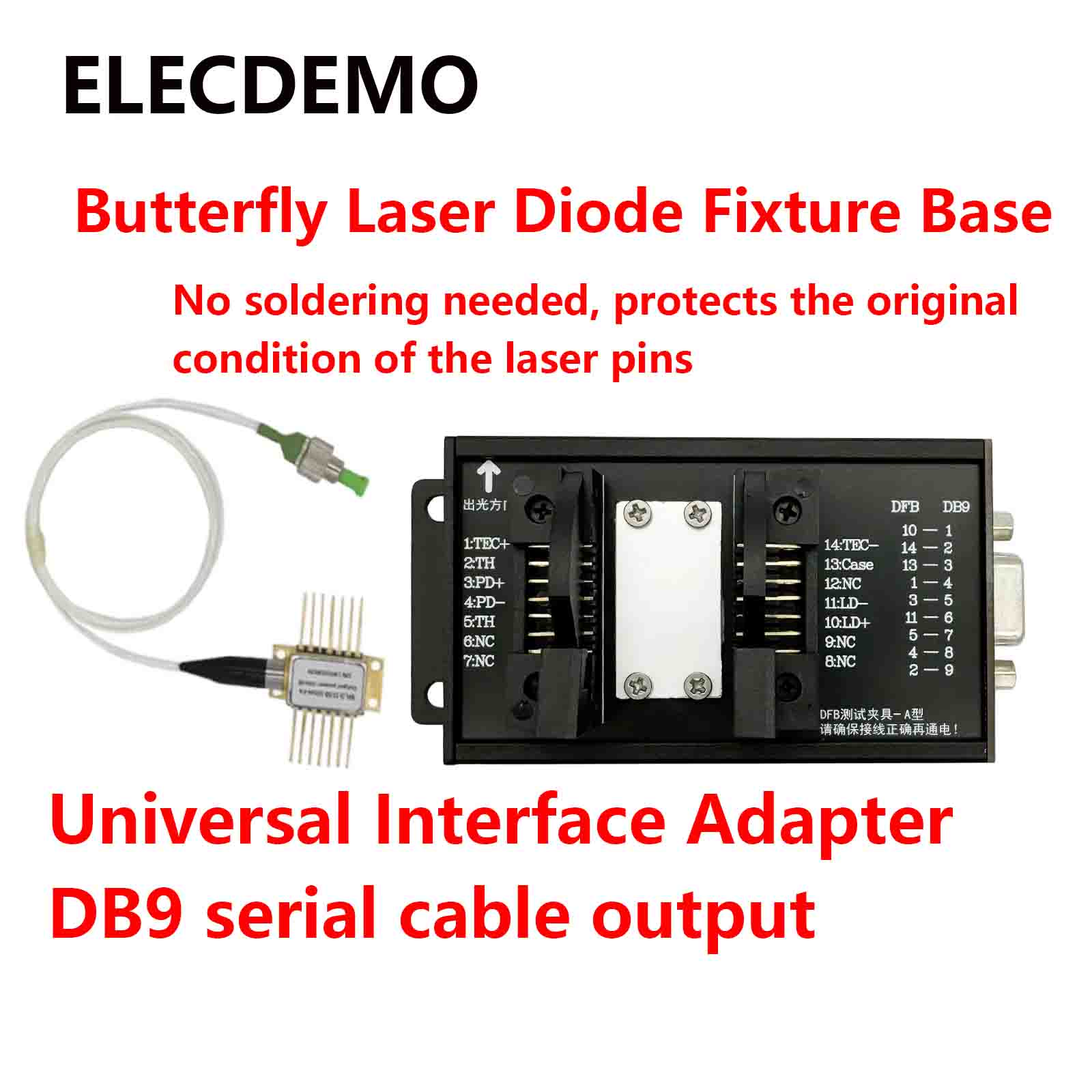 Diode Laser Module - Basis Pemasangan 14Pin, Modul Papan Driver