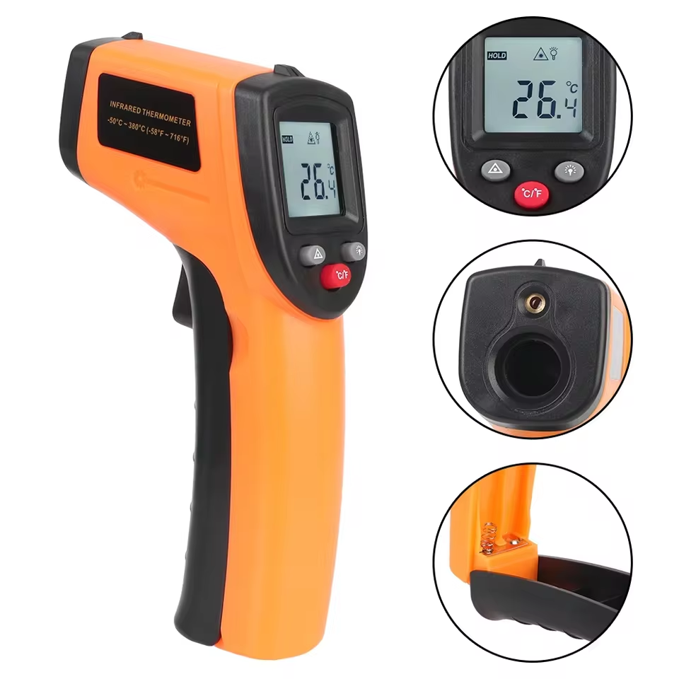 Industrial Laser Thermometer - Pistol Termometer Inframerah Digital T600 T600A