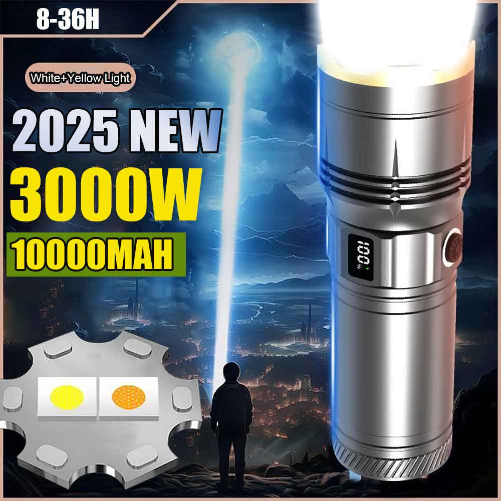 Laser Power Supply 60W - 2025 Terbaru 10000Mah Senter Sumber Cahaya