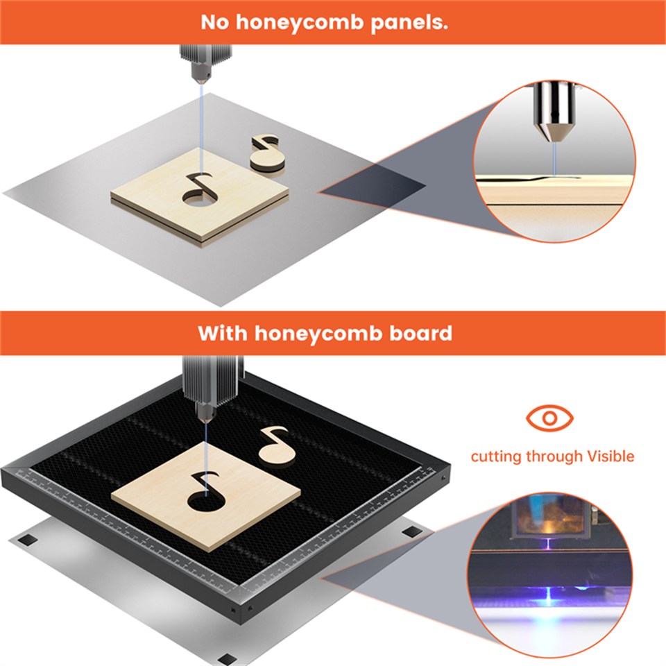 Meja Kerja Laser Panel Sarang  - Fiber Laser Cutting Machine ulasan dan harga