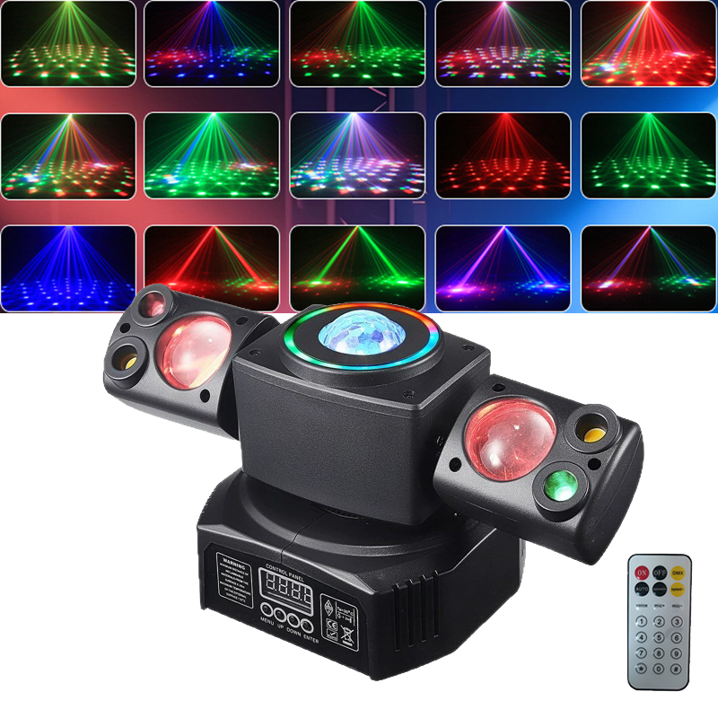 Lampu Sorot Bergerak DMX LED W - Laser Power Supply 60W ulasan dan harga
