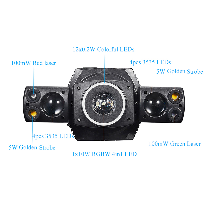 Lampu Sorot Bergerak DMX LED W - Laser Power Supply 60W ulasan dan harga