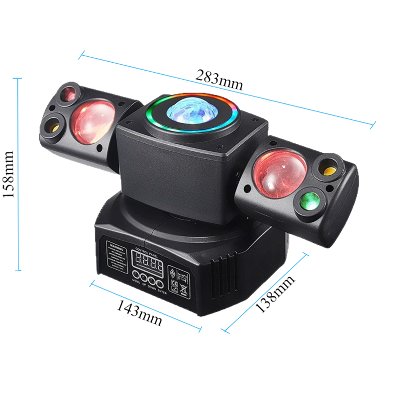 Lampu Sorot Bergerak DMX LED W - Laser Power Supply 60W ulasan dan harga