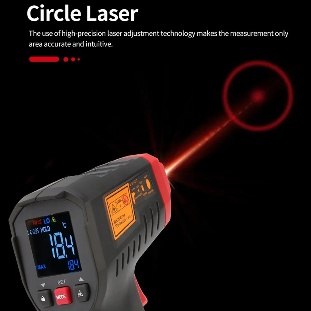 Termometer Digital UNI-T UT306 - Industrial Laser Thermometer Gun ulasan dan harga