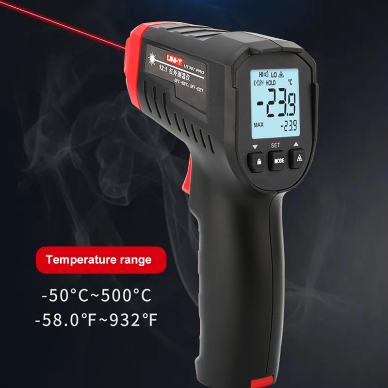 Termometer Digital UNI-T UT306 - Industrial Laser Thermometer Gun ulasan dan harga