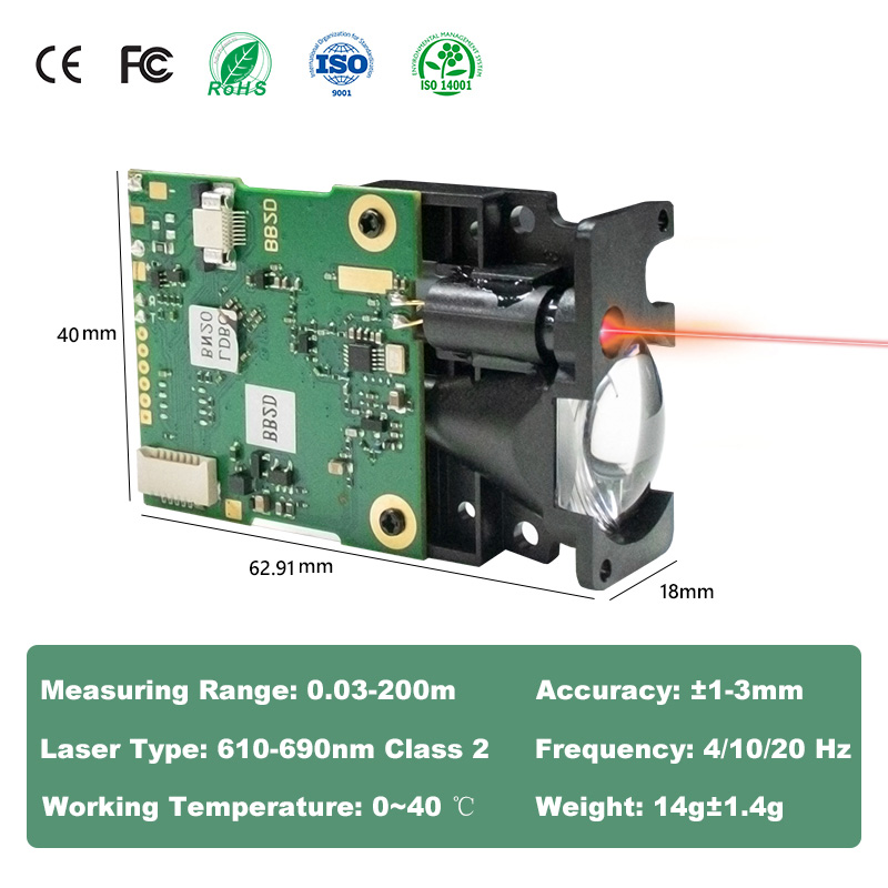 Sensor Jarak Laser LDJ 200m Mo - Industrial Laser Rangefinder ulasan dan harga