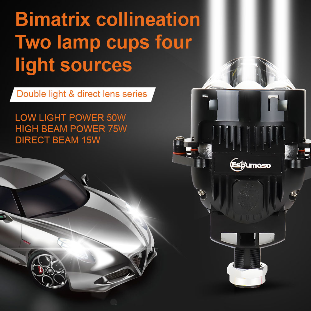 Lampu Depan Proyektor Laser Bi - Laser Focus Lens ulasan dan harga
