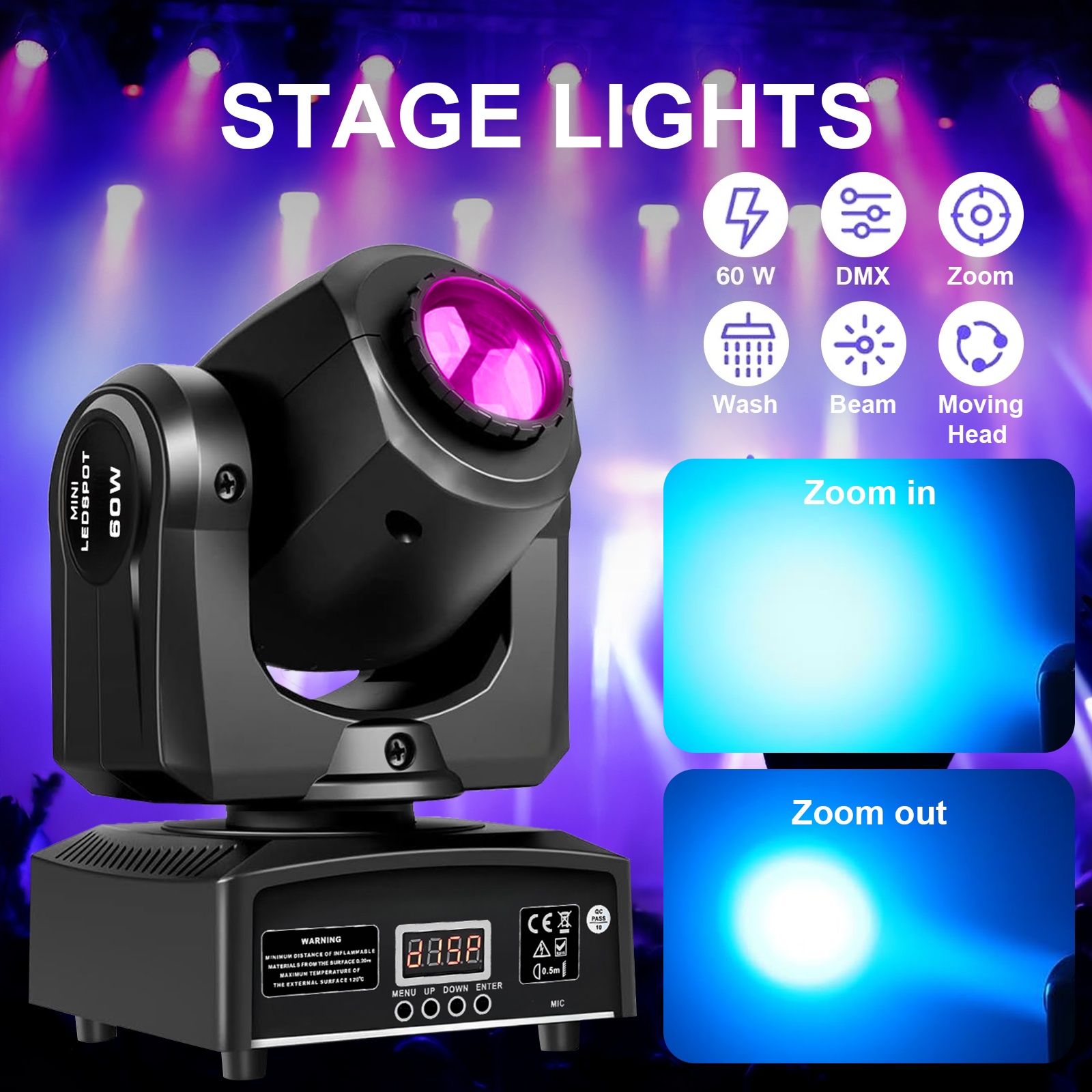Lampu Led Mini 2 buah 60W, lam - Laser Power Supply 60W ulasan dan harga
