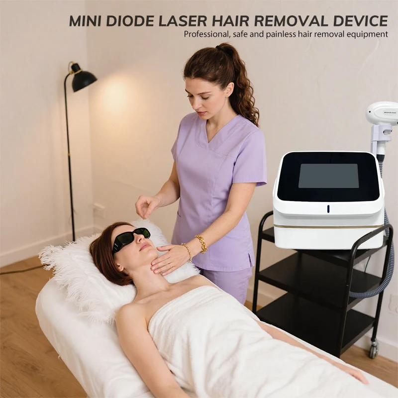 Mini Ice Platinum Epilator 808 - Industrial Laser Hair Removal Machine ulasan dan harga