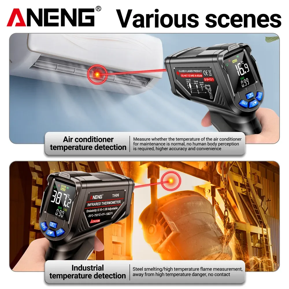 Termometer Laser Inframerah AN - Industrial Laser Thermometer Gun ulasan dan harga