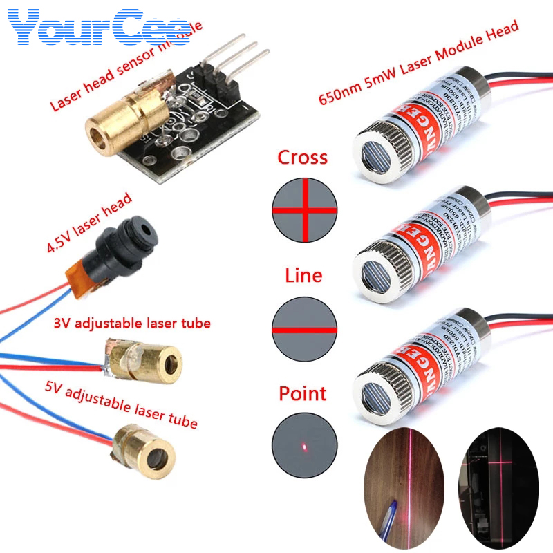 2 Buah 650nm 5MW Titik Merah/G - Laser Focus Lens ulasan dan harga