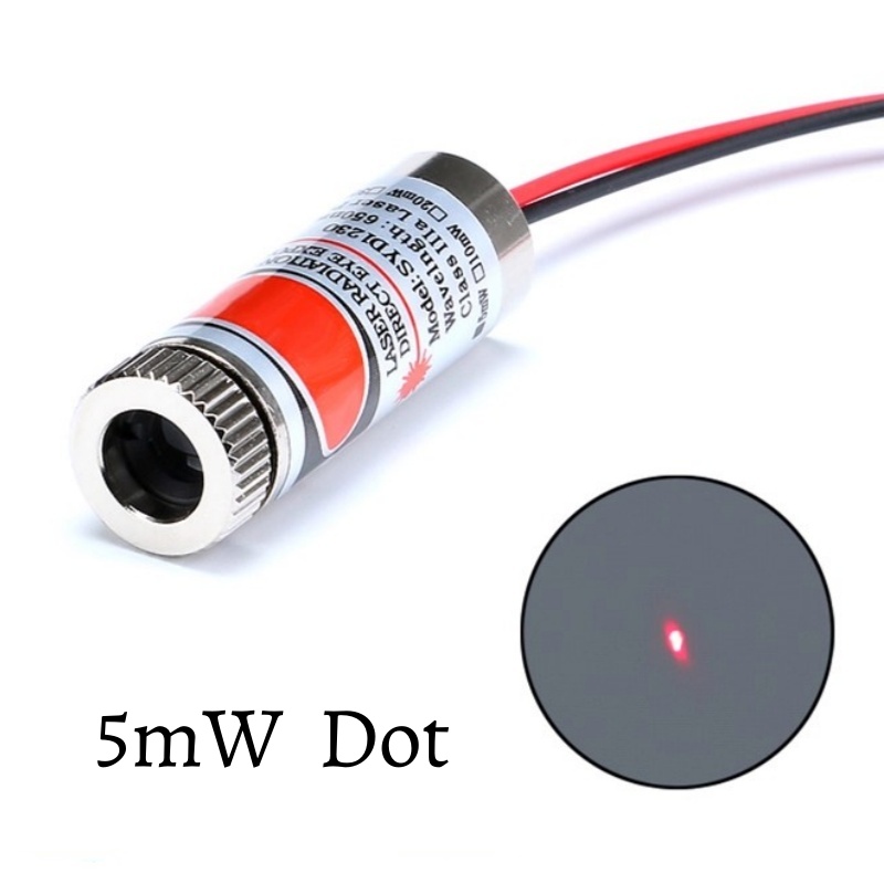 Modul Laser Merah 650nm 5mW Ti - Diode Laser Module ulasan dan harga