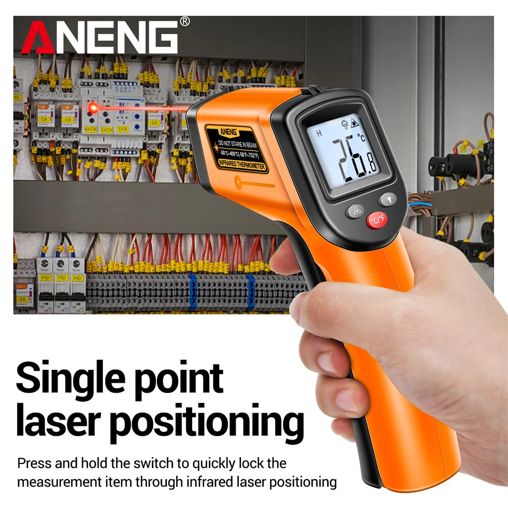 Termometer Inframerah Digital  - Industrial Laser Thermometer Gun ulasan dan harga