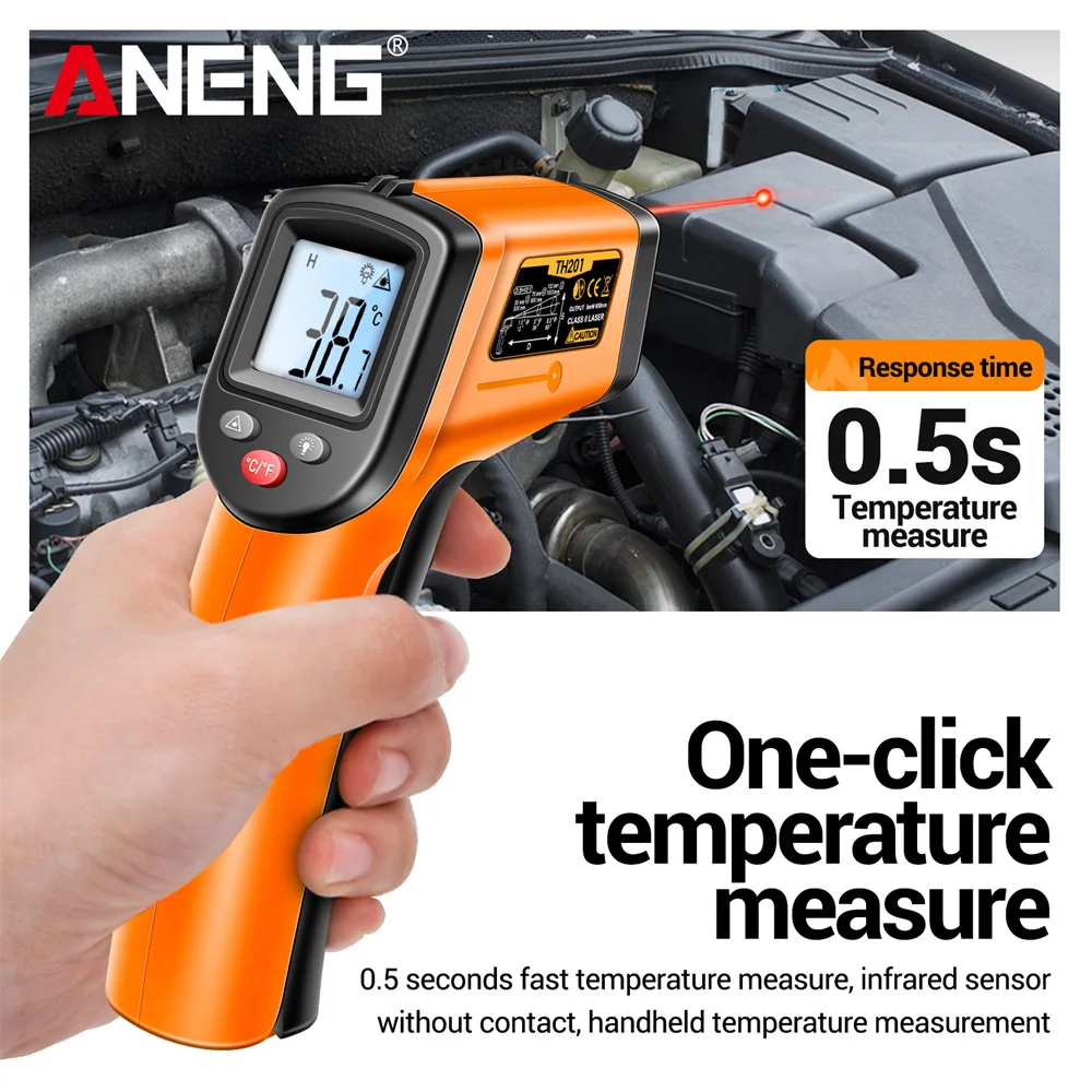 Termometer Inframerah Digital  - Industrial Laser Thermometer Gun ulasan dan harga