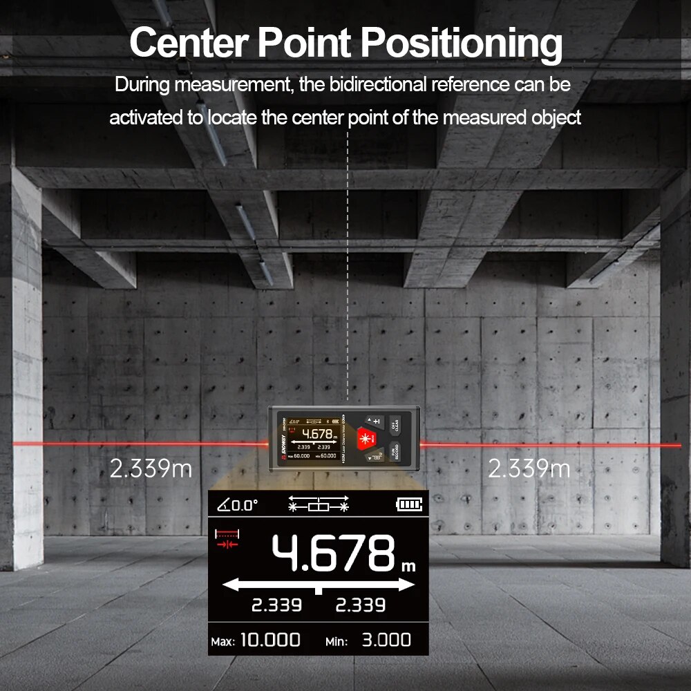 SNDWAY Laser ganda pengukur ja - Industrial Laser Rangefinder ulasan dan harga