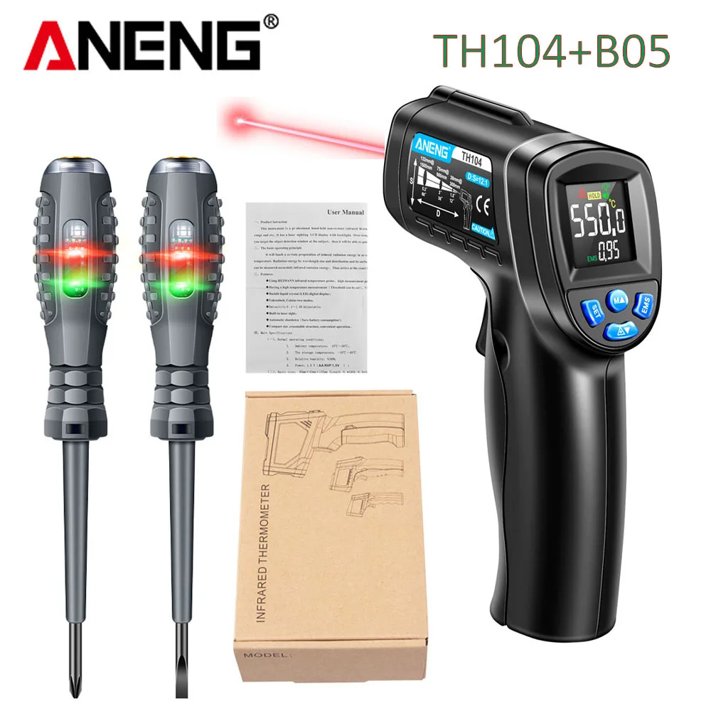 Termometer Inframerah Industri - Industrial Laser Thermometer Gun ulasan dan harga