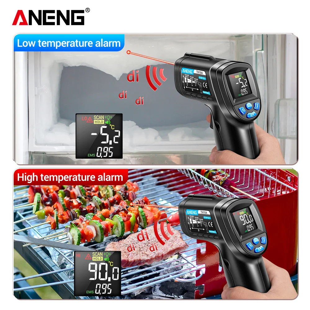 Termometer Inframerah Industri - Industrial Laser Thermometer Gun ulasan dan harga