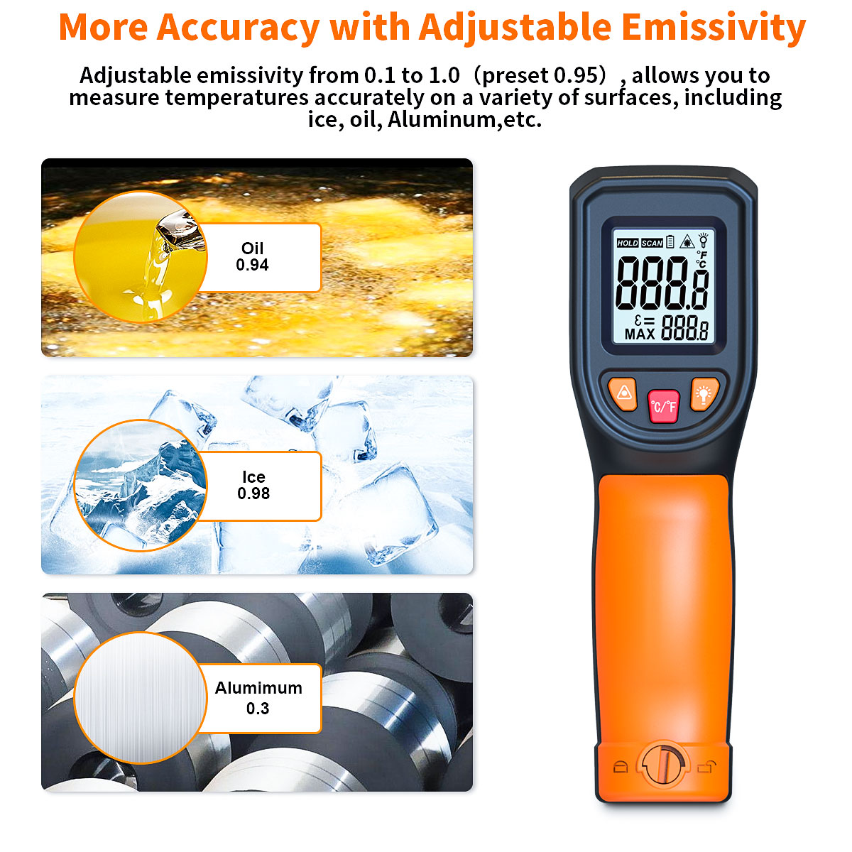 T600 T600A Termometer Inframer - Industrial Laser Thermometer Gun ulasan dan harga