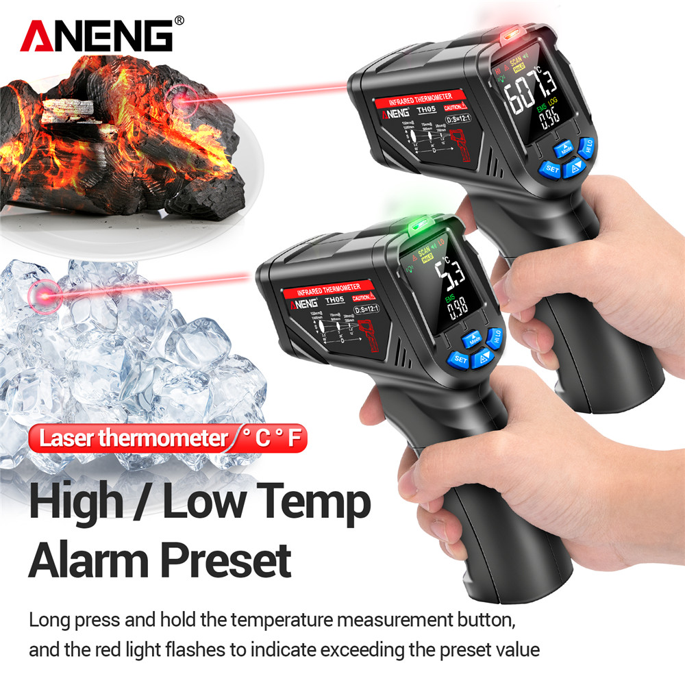 Termometer Inframerah Digital  - Industrial Laser Thermometer Gun ulasan dan harga