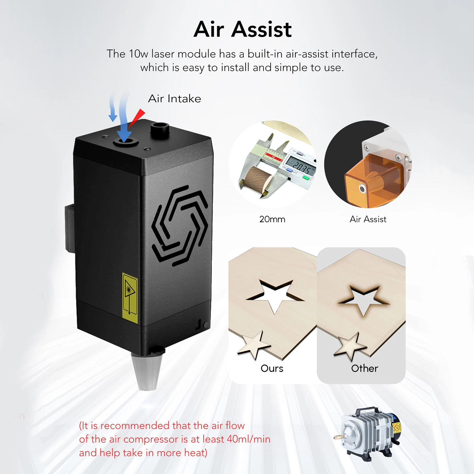 ORTUR LU2-10A 10W modul Laser  - Fiber Laser Cutting Machine ulasan dan harga