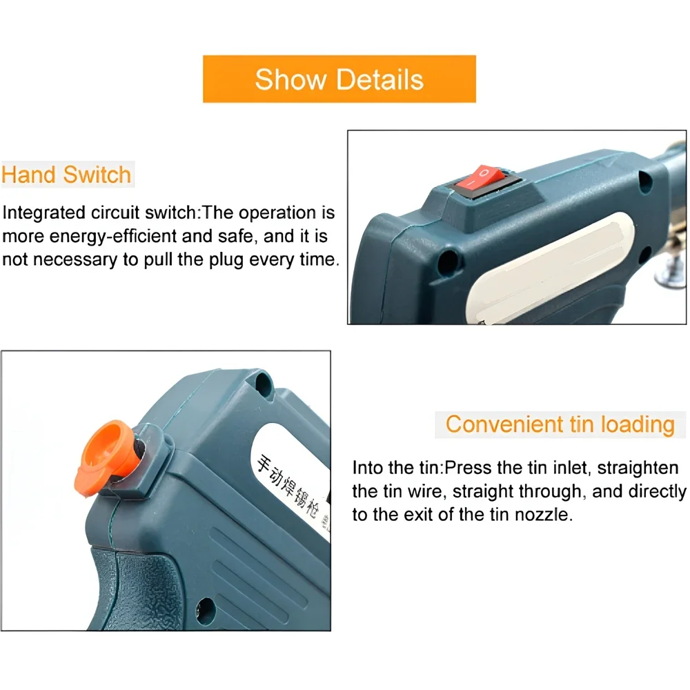 Pistol solder Manual 60w, pema - Industrial Laser Soldering Iron ulasan dan harga