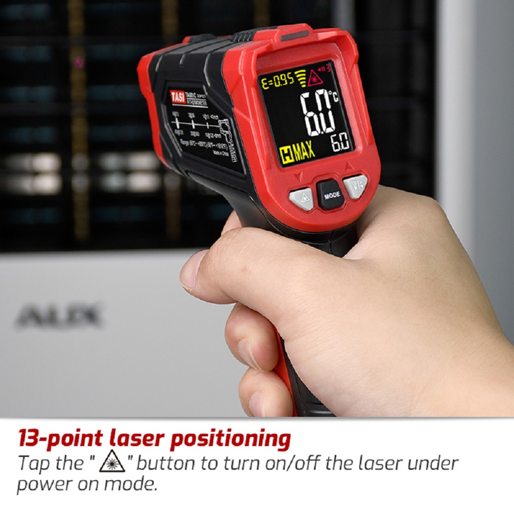 TASI TA601A TA601B TA601C Term - Industrial Laser Thermometer ulasan dan harga