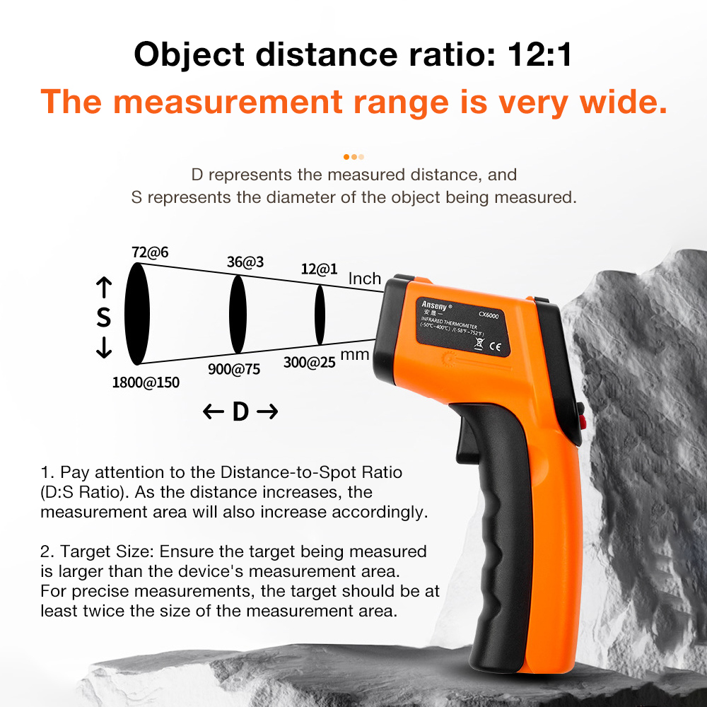 Termometer Inframerah Industri - Industrial Laser Thermometer ulasan dan harga