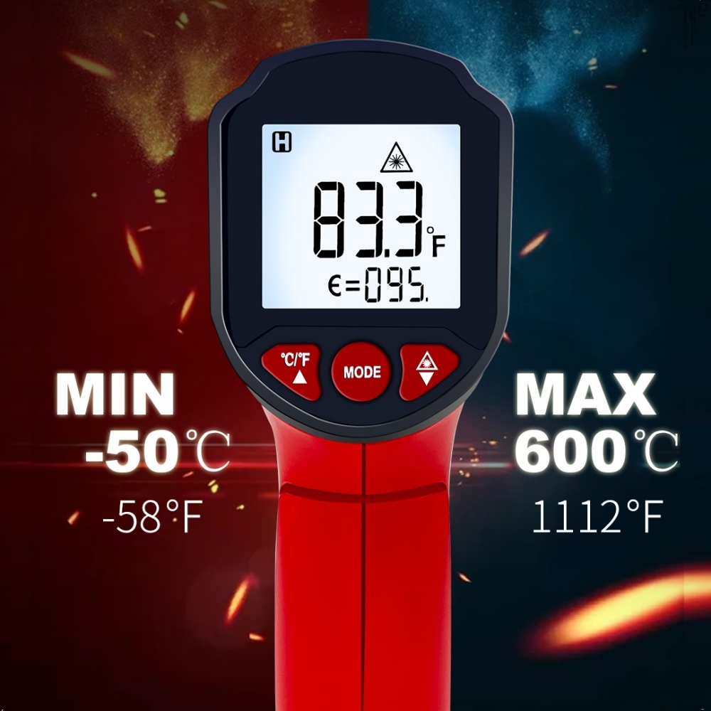 TOOLTOP termometer Laser Digit - Industrial Laser Thermometer ulasan dan harga