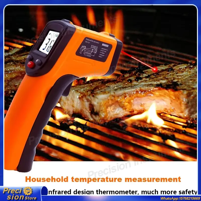 Termometer Inframerah Tanpa Ko - Industrial Laser Thermometer ulasan dan harga