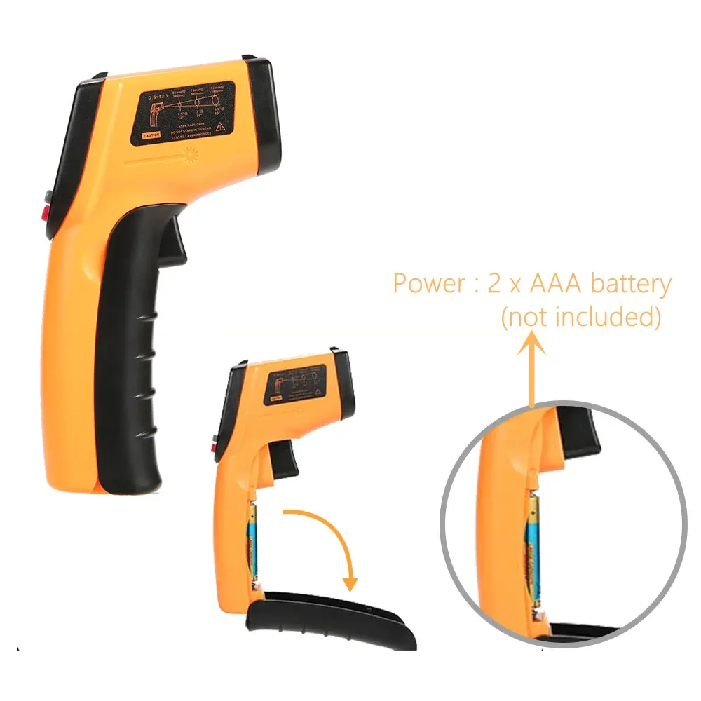 Termometer Inframerah Portabel - Industrial Laser Thermometer ulasan dan harga